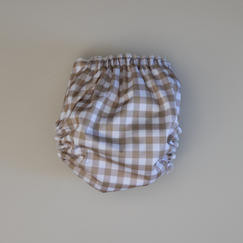 Kekoa Core Puff Cover | Biscotti Gingham